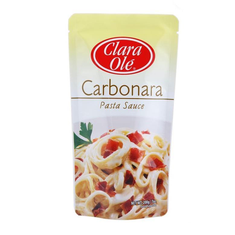 CLARA OLE PASTA SAUCE CARBONATA 200G (U) - Kitchen Convenience: Ingredients & Supplies Delivery