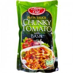 CLARA OLE PASTA SAUCE CHUNKY TOMATO WITH BASIL 1KG (U) - Kitchen Convenience: Ingredients & Supplies Delivery