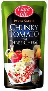 CLARA OLE PASTA SAUCE CHUNKY TOMATO WITH THREE CHEESE  SAUCE 1KG (U) - Kitchen Convenience: Ingredients & Supplies Delivery