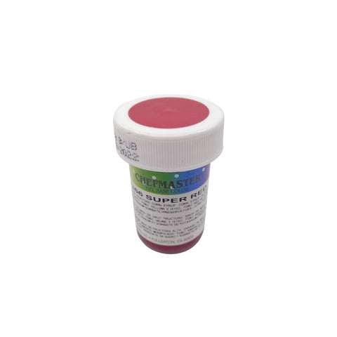 CM GEL COLOR SUPER RED 1OZ "CHEFMASTER" (C)