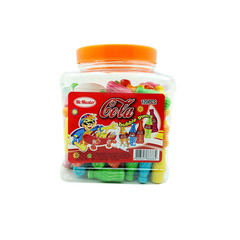 COLA BUBBLE GUM 120S (600G)