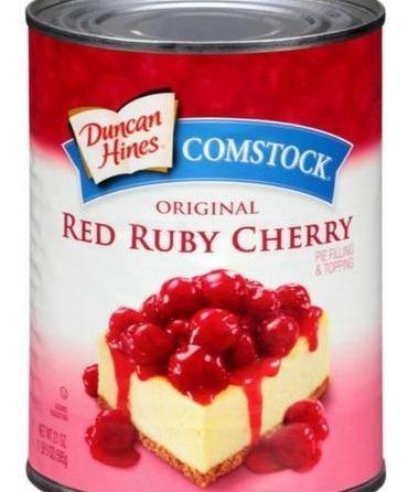 COMSTOCK RED RUBY CHERRIES 21OZ (UO) - Kitchen Convenience: Ingredients & Supplies Delivery