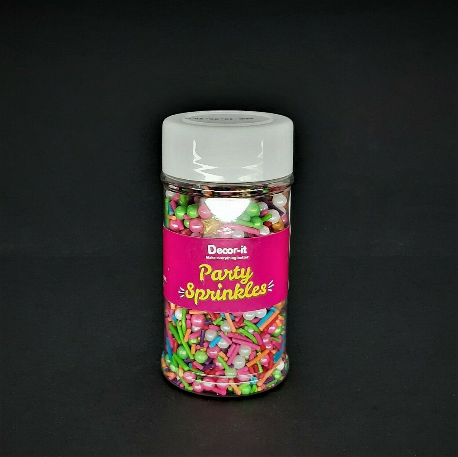 DECOR-IT GOLD STAR PARTY SPRINKLES 80G (C)