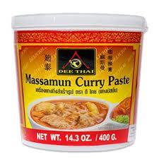 DEE THAI MASSAMUN CURRY PASTE 400G (U) - Kitchen Convenience: Ingredients & Supplies Delivery