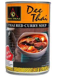 DEE THAI RED CURRY SOUP 400ML (U) - Kitchen Convenience: Ingredients & Supplies Delivery