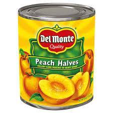 DEL MONTE PEACH HALVES 29OZ (U) - Kitchen Convenience: Ingredients & Supplies Delivery