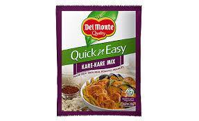 DEL MONTE QUICK AND EASY KARE KARE MIX 50G (U) - Kitchen Convenience: Ingredients & Supplies Delivery