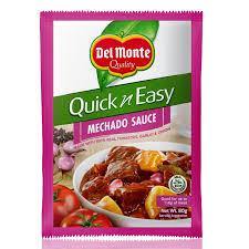 DEL MONTE QUICK AND EASY MECHADO SAUCE 80G (U) - Kitchen Convenience: Ingredients & Supplies Delivery