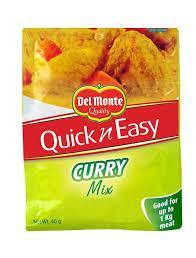 DEL MONTE QUICK N EASY CURRY MIX 40G (U) - Kitchen Convenience: Ingredients & Supplies Delivery