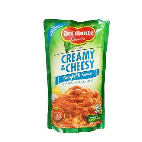 DEL MONTE SPAGHETTI SAUCE CREAMY AND CHEEZY 900G (U) - Kitchen Convenience: Ingredients & Supplies Delivery