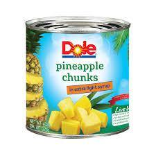 DOLE PINEAPPLE CHUNKS 432G (U) - Kitchen Convenience: Ingredients & Supplies Delivery