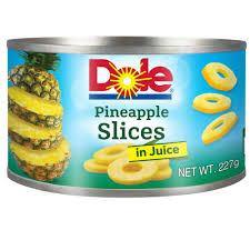 DOLE PINEAPPLE SLICES 227G (U) - Kitchen Convenience: Ingredients & Supplies Delivery