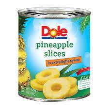 DOLE PINEAPPLE SLICES 822G (U) - Kitchen Convenience: Ingredients & Supplies Delivery