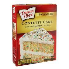 DUNCAN HINES CONFETTI CAKE MIX 15.25OZ (U) - Kitchen Convenience: Ingredients & Supplies Delivery