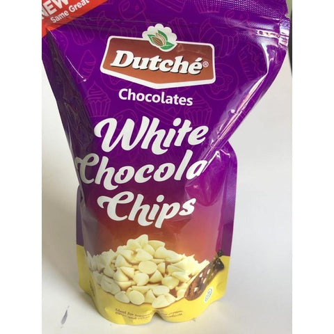 DUTCHE WHITE CHOCOLATE CHIPS 350G (U) - Kitchen Convenience: Ingredients & Supplies Delivery