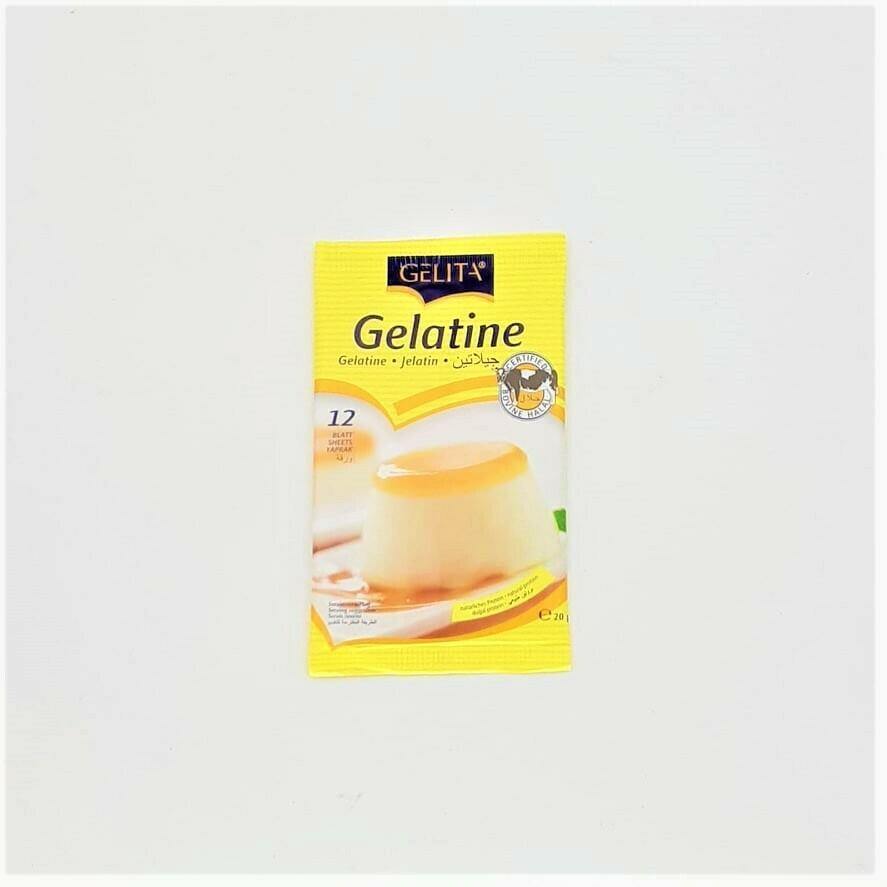 EDIBLE LEAF GELATINE 12'S - Kitchen Convenience: Ingredients & Supplies Delivery