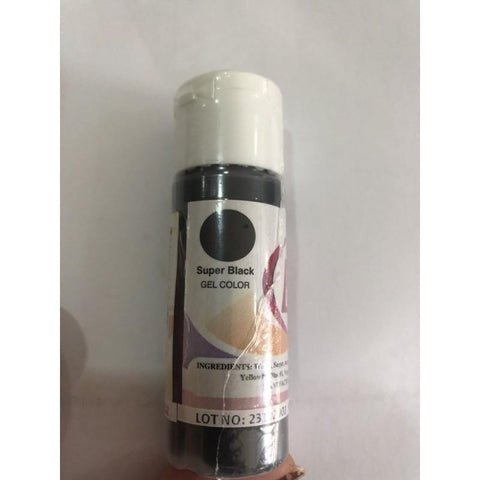 ELUFA GEL COLOR SUPER BLACK - Kitchen Convenience: Ingredients & Supplies Delivery