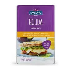 EMBORG GOUDA SLICES 150G (U) - Kitchen Convenience: Ingredients & Supplies Delivery