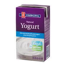 EMBORG NATURAL YOGURT 1L (U) - Kitchen Convenience: Ingredients & Supplies Delivery