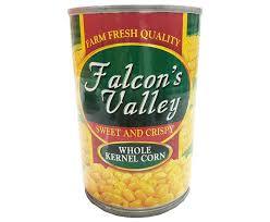 FALCON VALLEY WHOLE KERNEL CORN 425G (U) - Kitchen Convenience: Ingredients & Supplies Delivery