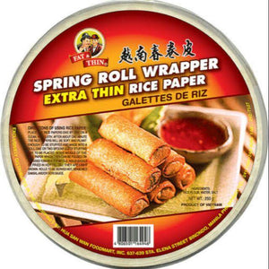 FAT&THIN EXTRA THIN SPRING ROLL WRAPPER RICE PAPER 250G (U) - Kitchen Convenience: Ingredients & Supplies Delivery