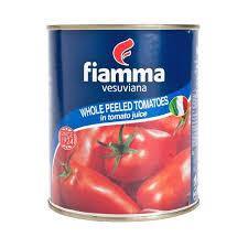 FIAMMA VESUVIANA WHOLE PEELED TOMATOES 800G (U) - Kitchen Convenience: Ingredients & Supplies Delivery