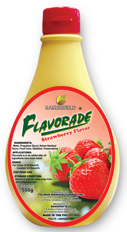 FLAVORADE STRAWBERRY "BAKERSFIELD" 500G (Co) - Kitchen Convenience: Ingredients & Supplies Delivery