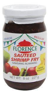 FLORENCE SAUTEED SHRIMP GINISANG ALAMANG REGULAR 227G (U) - Kitchen Convenience: Ingredients & Supplies Delivery