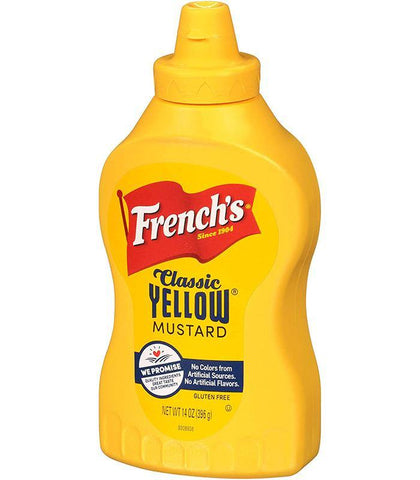 FRENCH CLASSIC YELLOW MUSTARD 14OZ/396G (U) - Kitchen Convenience: Ingredients & Supplies Delivery