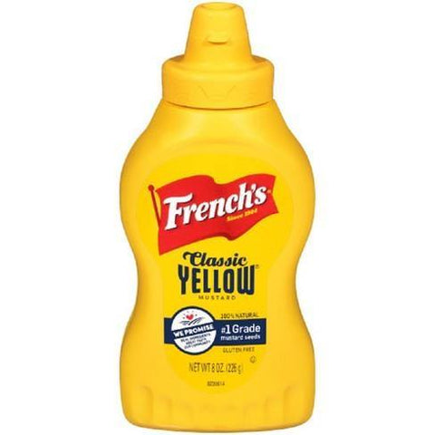 FRENCH CLASSIC YELLOW MUSTARD 8OZ (U) - Kitchen Convenience: Ingredients & Supplies Delivery