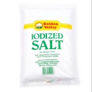 GOLDEN VALLEY IODIZED SALT 1KG (O)