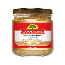 GOOD LIFE FRESH MINCED GARLIC 215G (U) - Kitchen Convenience: Ingredients & Supplies Delivery