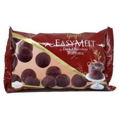 GOYA EASY MELT BUTTONS DARK CHOCOLATE 180G (U) - Kitchen Convenience: Ingredients & Supplies Delivery