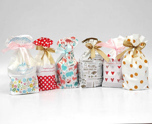 Gift Bags With Ribbons  6" x 9" - 10's - Kitchen Convenience: Ingredients & Supplies Delivery