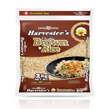 HARVESTERS BROWN RICE 2KG (U) - Kitchen Convenience: Ingredients & Supplies Delivery