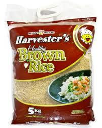 HARVESTERS HEALTH BROWN RICE 5KG (U) - Kitchen Convenience: Ingredients & Supplies Delivery