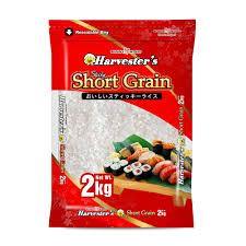 HARVESTERS JAPONICA SHORT GRAIN RICE 2KG (U) - Kitchen Convenience: Ingredients & Supplies Delivery