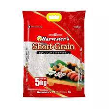 HARVESTERS JAPONICA SHORT GRAIN RICE 5KG (U) - Kitchen Convenience: Ingredients & Supplies Delivery