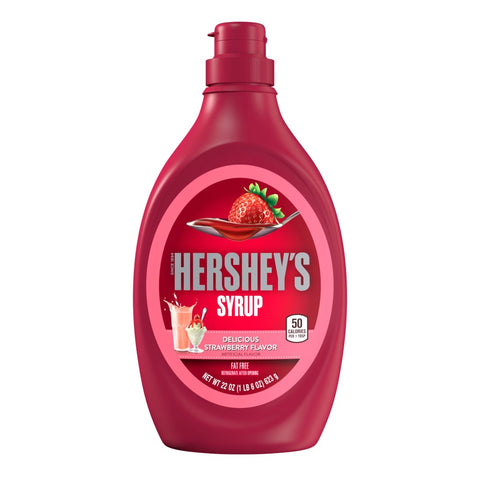 HERSHEY'S STRAWBERRY SYRUP 220Z (O)