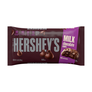 HERSHEY'S MILK CHOCOLATE CHIPS BAKING PIECES 11.5OZ/326G (U) - Kitchen Convenience: Ingredients & Supplies Delivery