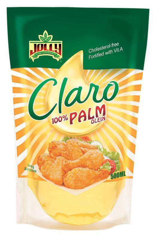 JOLLY CLARO PALM OIL STAND UP POUCH 500ML (U) - Kitchen Convenience: Ingredients & Supplies Delivery