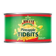 JOLLY TIDBITS PINEAPPLE 225G (U) - Kitchen Convenience: Ingredients & Supplies Delivery