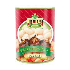 JOLLY WATER CHESTNUT PEELED 560G (U) - Kitchen Convenience: Ingredients & Supplies Delivery