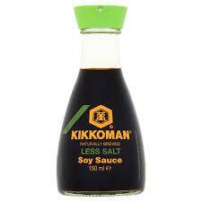 KIKKOMAN LESS SALT SOY SAUCE 150ML (U) - Kitchen Convenience: Ingredients & Supplies Delivery