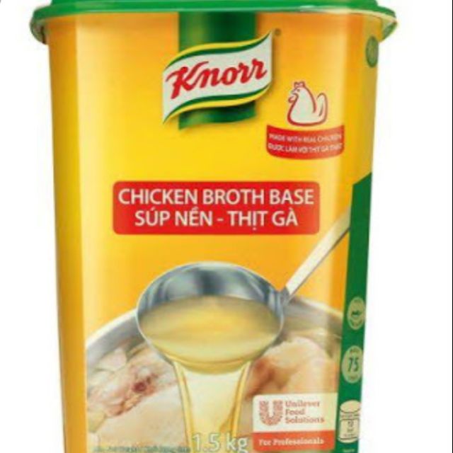 KNORR CHICKEN BROTH BASE 1.5KGS (O)