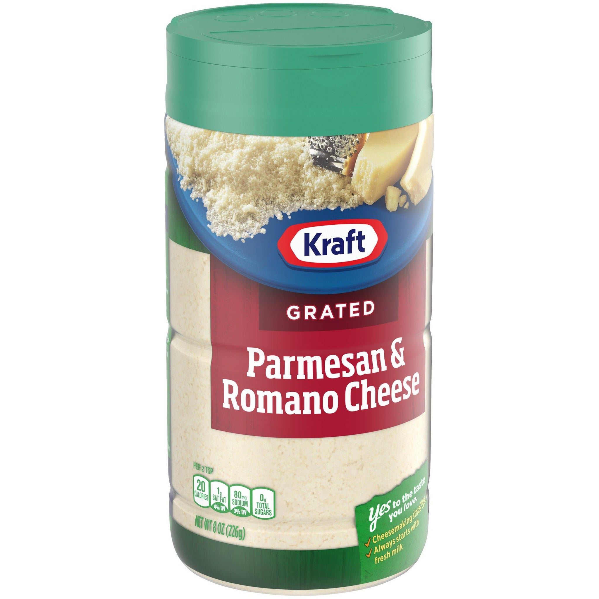 KRAFT GRATED PARMESAN AND ROMANO CHEESE 226G/8OZ (U) - Kitchen Convenience: Ingredients & Supplies Delivery