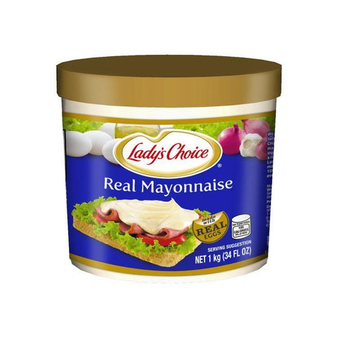 LADY'S CHOICE REAL MAYO 1KG/34OZ (U) - Kitchen Convenience: Ingredients & Supplies Delivery