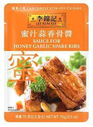 LEE KUM KEE SAUCE FOR HONEY GARLIC SPARE RIBS 70G (U) - Kitchen Convenience: Ingredients & Supplies Delivery