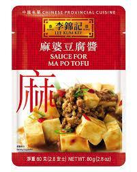 LEE KUM KEE SAUCE FOR MA PO TOFU 80G (U) - Kitchen Convenience: Ingredients & Supplies Delivery