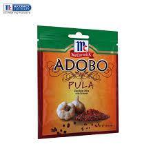 MCCORMICK ADOBO PULA RECIPE MIX WITH ATSUETE 30G (U) - Kitchen Convenience: Ingredients & Supplies Delivery